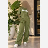 ست تیشرت شلوار balenciaga گلکسی نخ پنبه سایز 38 تا 48