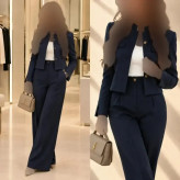 ست کت و شلوار زنانه مازراتی کج راه مدل تارا