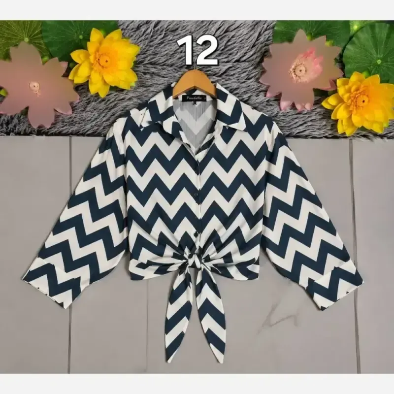 شومیز گره ای جنس الیزه درجه یک مناسب سایز 38 تا 50