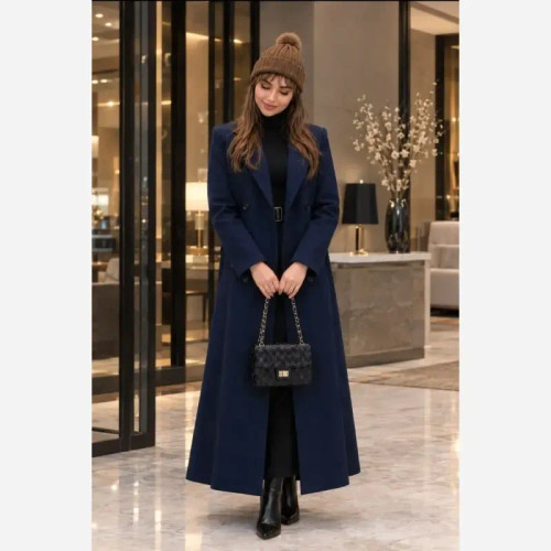 پالتو تک زنانه آیلار جنس کتان کجرا ضخیم مناسب فصل سرما سایز یک و دو